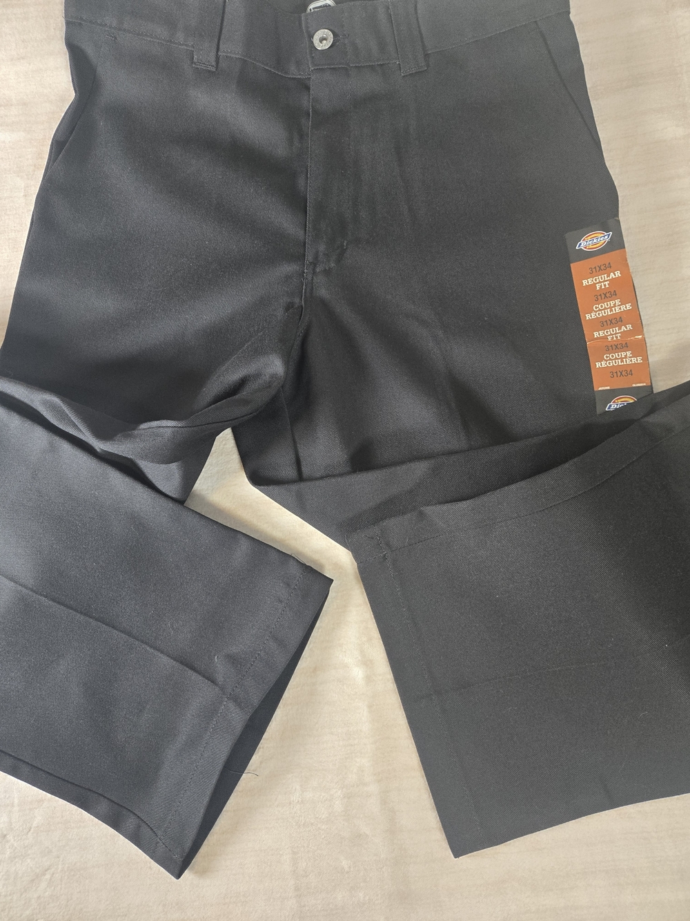 Dickies Sksteboard Men's Black Straight-Leg Work Pants Nwt